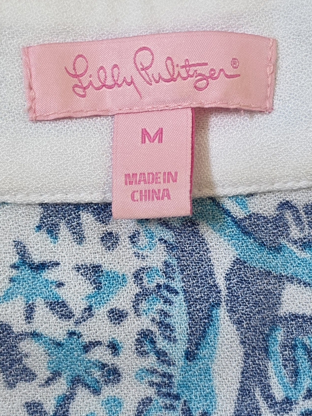 Lilly Pulitzer Achelle Swing Dress Women's Blue White Keep on Trunkin Elephant P - Picture 7 of 12